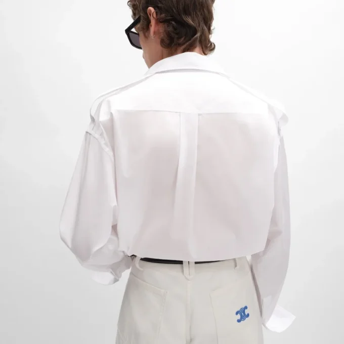Chemise en popeline de coton