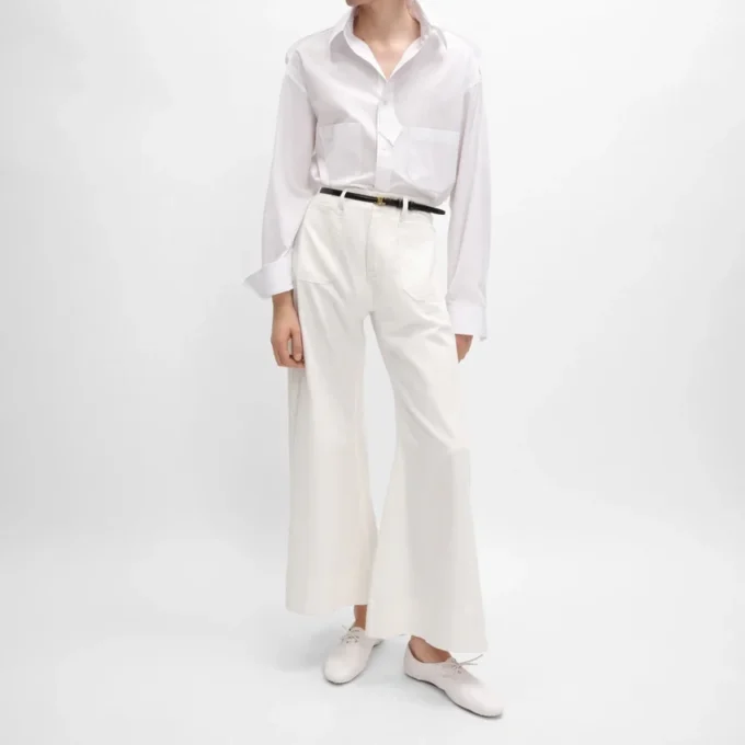 Chemise en popeline de coton