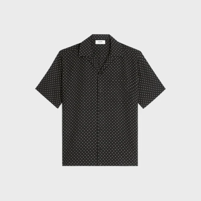Chemise hawaïenne en viscose imprimée