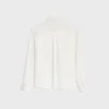 Chemise Lavallière en twill de soie