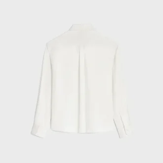 Chemise Lavallière en twill de soie