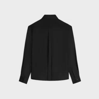 Chemise Lavallière en twill de soie