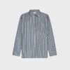 Chemise oversize en twill de soie