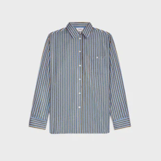 Chemise oversize en twill de soie