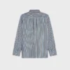 Chemise oversize en twill de soie