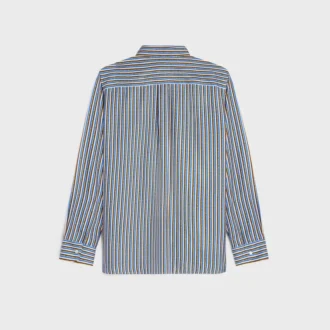 Chemise oversize en twill de soie