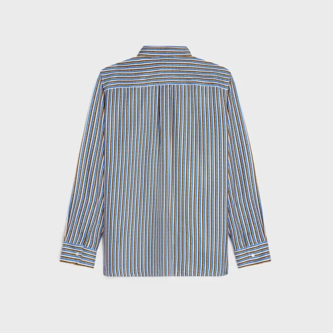 Chemise oversize en twill de soie