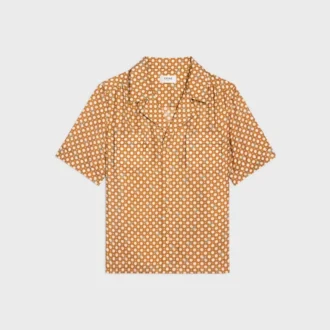 Chemise pyjama en twill de soie