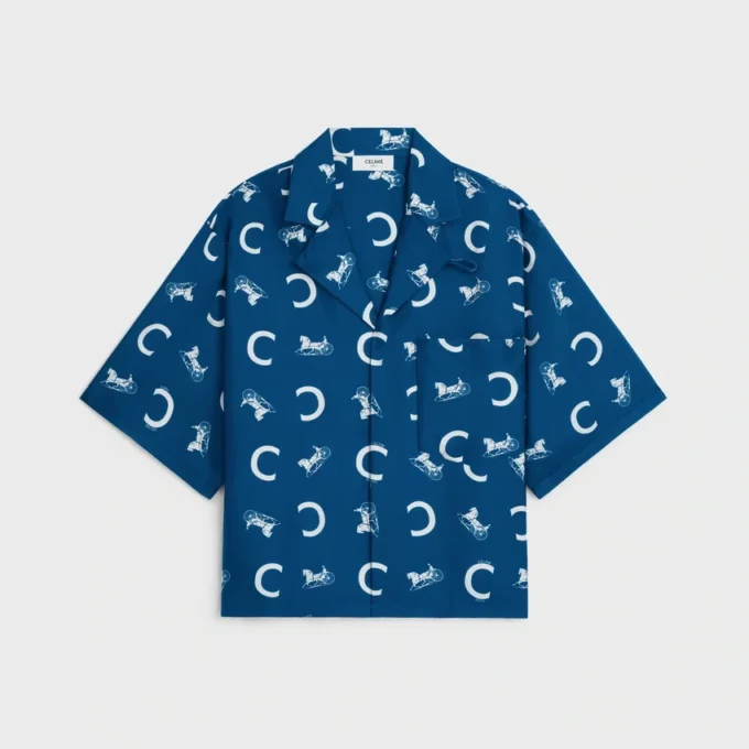 Chemise Scout en twill de soie Chemise Scout en twill de soie