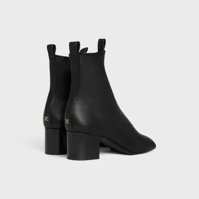 Cheri – Bottines zippées en cuir d’agneau extensible Cheri – Bottines zippées en cuir d’agneau extensible