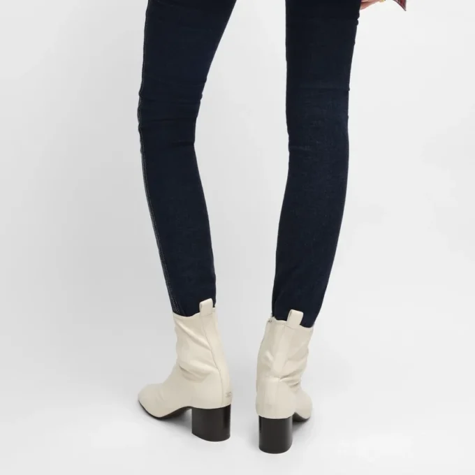 Cheri – Bottines zippées en cuir d’agneau extensible Cheri – Bottines zippées en cuir d’agneau extensible