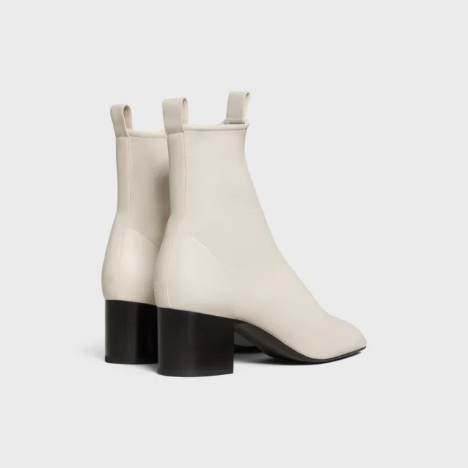 Cheri – Bottines zippées en cuir d’agneau extensible Cheri – Bottines zippées en cuir d’agneau extensible