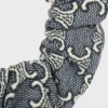 Chouchou CELINE Jacquard Triomphe en coton, polyester, polyamide et laiton avec finition dorée