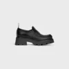 Céline Triomphe – Mocassins en cuir de veau tanné végétal et cuir de veau