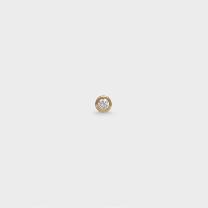 Clou d’oreille CELINE Sentimental Brillant en or jaune et diamant Clou d’oreille CELINE Sentimental Brillant en or jaune et diamant