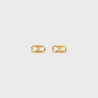 Clous d’oreilles Maillon Triomphe en or jaune Clous d’oreilles Maillon Triomphe en or jaune