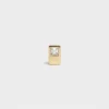 Clous d&rsquo;oreilles Sentimental Double Square de CELINE en or jaune et diamant
