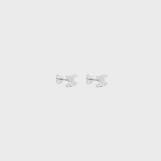 Clous d’oreilles Triomphe en laiton avec finition rhodiée Clous d’oreilles Triomphe en laiton avec finition rhodiée