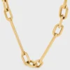 Collier à breloques en laiton avec finition dorée Collier à breloques en laiton avec finition dorée