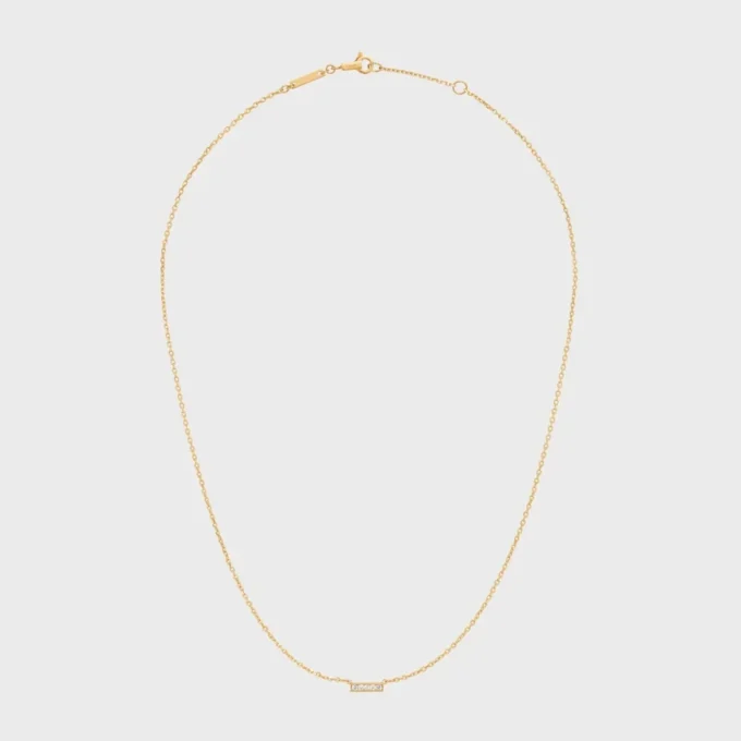 Collier CELINE Line en or jaune et diamants