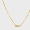 Collier CELINE Line en or jaune et diamants
