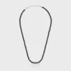 Collier CELINE Monochroms à perles en onyx et laiton avec finition rhodiée Collier CELINE Monochroms à perles en onyx et laiton avec finition rhodiée