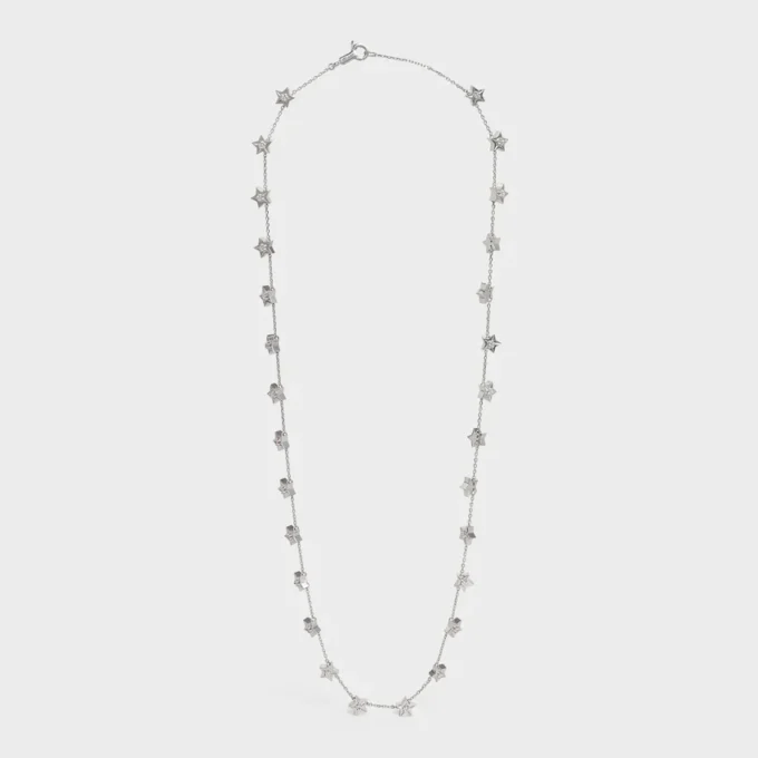 Collier Etoile CELINE Multi Stars en or blanc et diamants