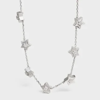 Collier Etoile CELINE Multi Stars en or blanc et diamants
