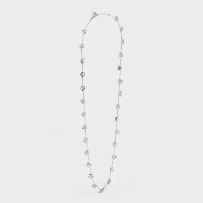 Collier Etoile CELINE Multi Stars en or blanc et diamants