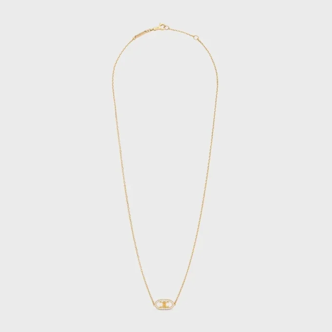 Collier Maillon Triomphe en or jaune et diamants