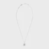 Collier Triomphe en strass, laiton rhodié et cristaux Collier Triomphe en strass, laiton rhodié et cristaux