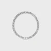 Collier Triomphe Gourmette en laiton avec finition rhodiée Collier Triomphe Gourmette en laiton avec finition rhodiée