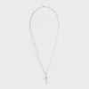 Collier Triomphe Lock en laiton avec finition rhodiée