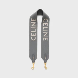 Courte bandoulière en laine avec jacquard CELINE Courte bandoulière en laine avec jacquard CELINE
