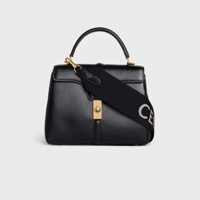 Courte bandoulière en laine avec jacquard CELINE Courte bandoulière en laine avec jacquard CELINE