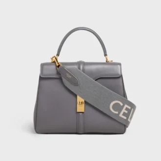 Courte bandoulière en laine avec jacquard CELINE Courte bandoulière en laine avec jacquard CELINE