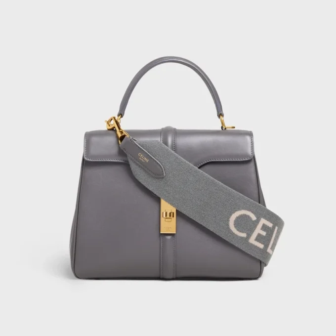 Courte bandoulière en laine avec jacquard CELINE Courte bandoulière en laine avec jacquard CELINE