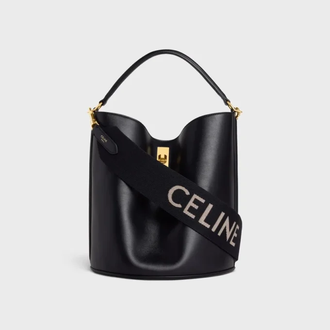 Courte bandoulière en laine avec jacquard CELINE Courte bandoulière en laine avec jacquard CELINE