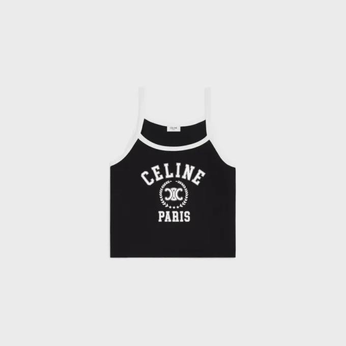 Débardeur CELINE en jersey de coton Débardeur CELINE en jersey de coton