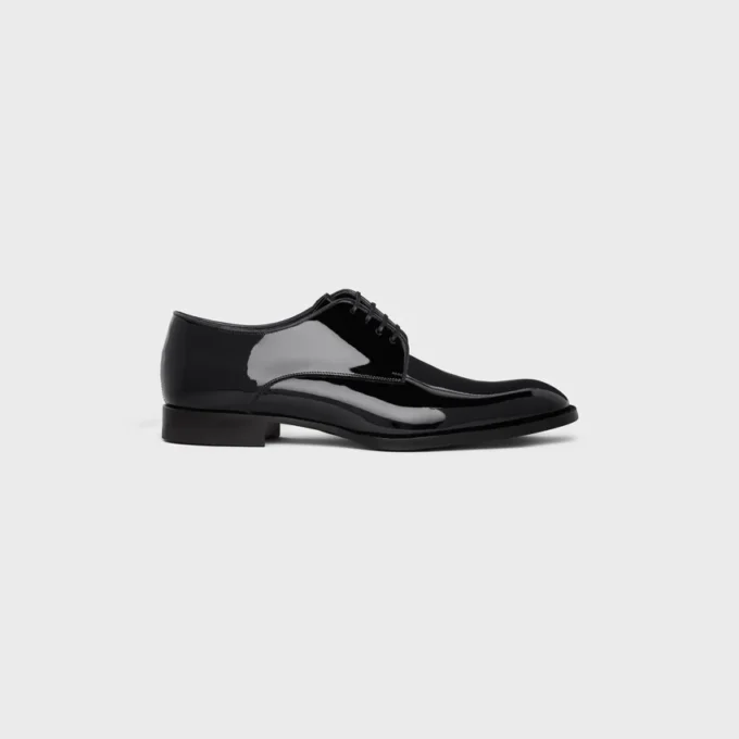 Derby Tuxedo CELINE en cuir de veau verni Derby Tuxedo CELINE en cuir de veau verni