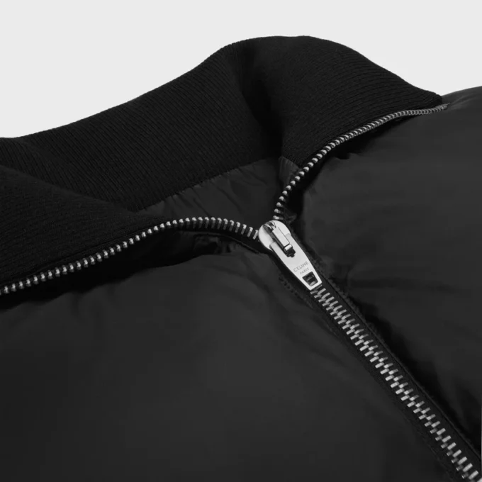 Doudoune longue en nylon léger