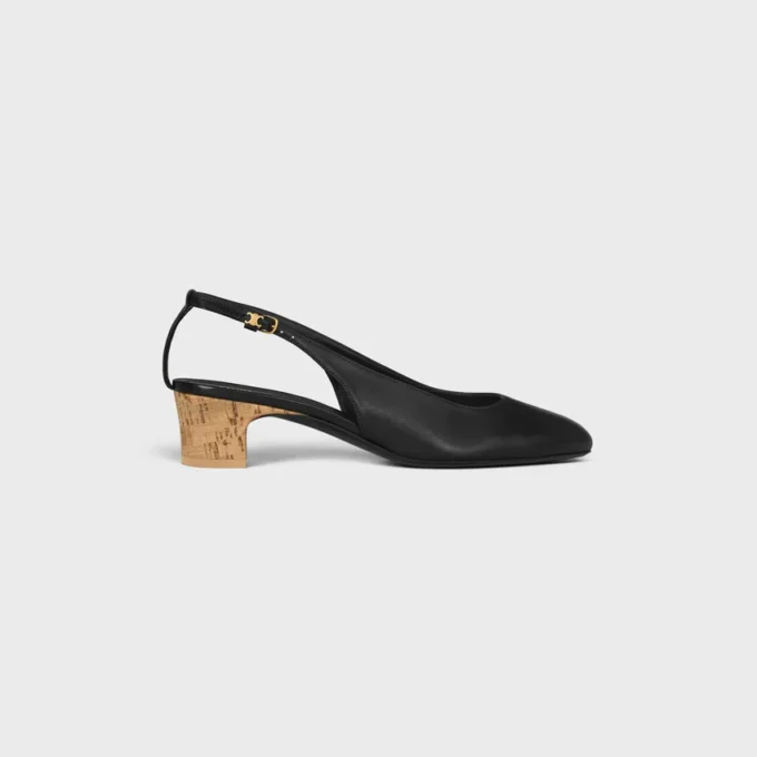 Escarpins Neo City à bride arrière en cuir de chèvre