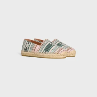 Espadrilles CELINE en tissu jacquard Triomphe
