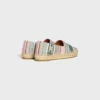 Espadrilles CELINE en tissu jacquard Triomphe