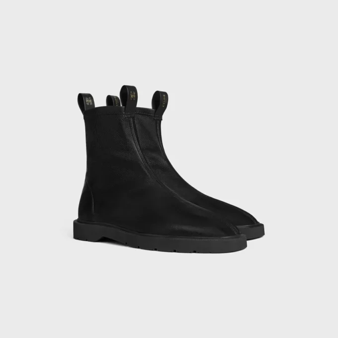 Bottes à fermeture éclair Flow en cuir d’agneau extensible Bottes à fermeture éclair Flow en cuir d’agneau extensible