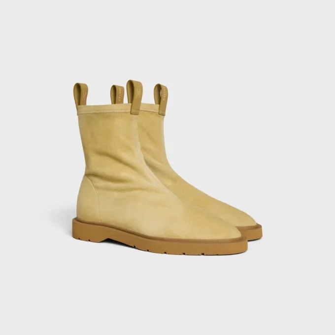 Bottes à fermeture éclair Flow en cuir d’agneau suédé extensible Bottes à fermeture éclair Flow en cuir d’agneau suédé extensible
