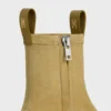 Bottes à fermeture éclair Flow en cuir d’agneau suédé extensible Bottes à fermeture éclair Flow en cuir d’agneau suédé extensible