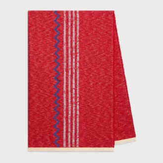 Fouta en coton brodé