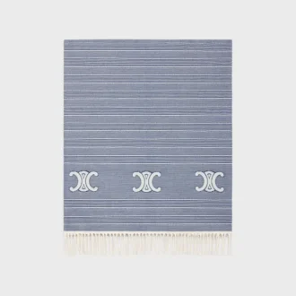 Fouta Triomphe en coton rayé