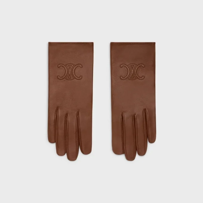 Gants Triomphe en cuir d&rsquo;agneau Plonga